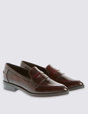 Marks and Spencer Pointed Loafers with Insolia Flex®