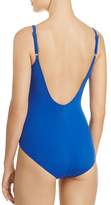 Thumbnail for your product : Gottex Lattice V Neck One Piece Swimsuit