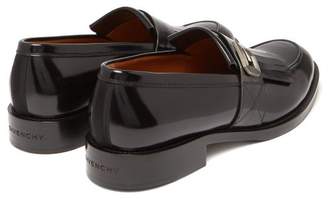 Givenchy Fringed Patent Leather Loafers - Mens - Black