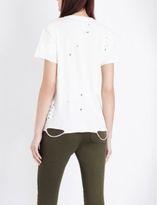 Thumbnail for your product : NSF Moore distressed cotton t-shirt