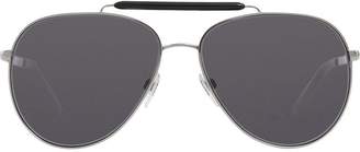 Burberry Eyewear Top Bar Detail Pilot Sunglasses