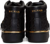Thumbnail for your product : Balmain Black Active Buckle High-Top Sneakers