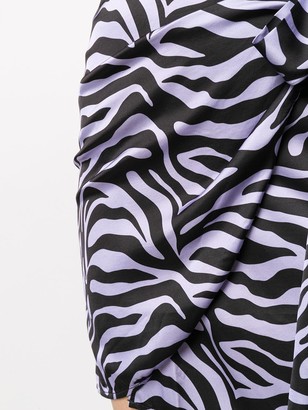 The Andamane Zebra Wrap Skirt
