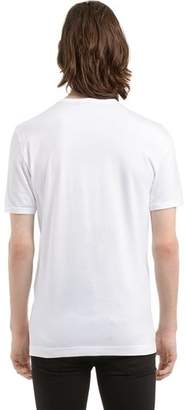 Dolce & Gabbana Bee Crest Embroidered Jersey T-Shirt