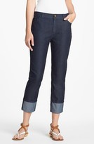 Thumbnail for your product : Lafayette 148 New York Curvy Fit Crop Jeans
