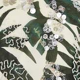 Thumbnail for your product : River Island Girls green palm print sequin cami top