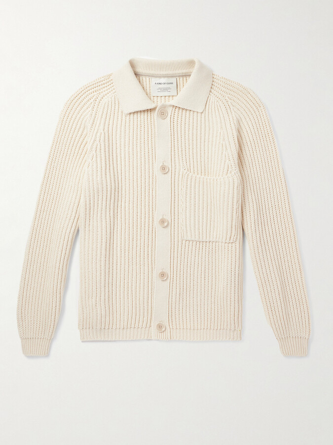 A Kind of Guise Juhi Ribbed-Knit Cotton Cardigan