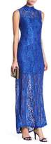 Thumbnail for your product : Marina Sleeveless Lace Sequin Gown