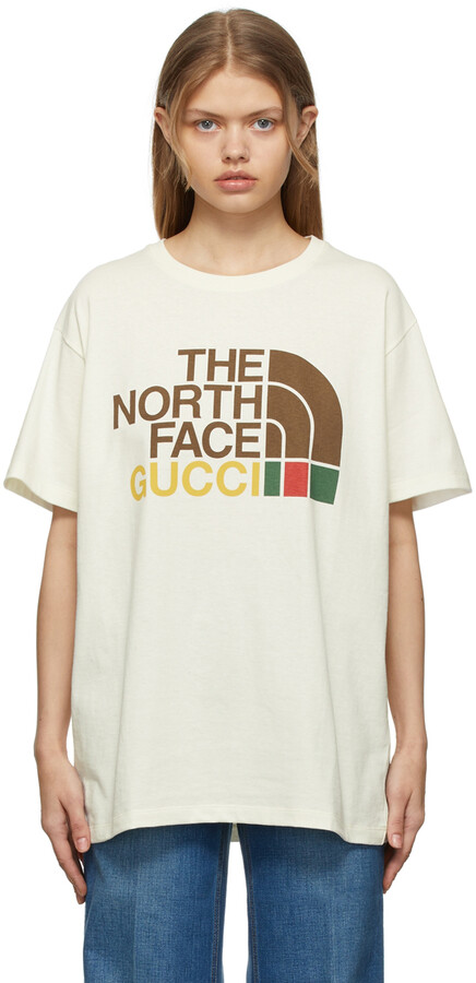 Gucci Off-White The North Face Edition T-Shirt - ShopStyle