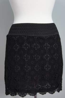 Umgee USA Crochet Mini Skirt