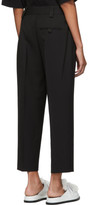 Thumbnail for your product : Acne Studios Black Pique Trousers