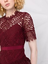 Thumbnail for your product : Self-Portrait Cut Out-Detail Midi Dress