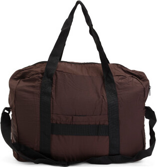TJMAXX Lightweight Packable Duffel, Leather