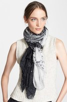 Thumbnail for your product : Yigal Azrouel 'Grass' Print Modal & Cashmere Scarf