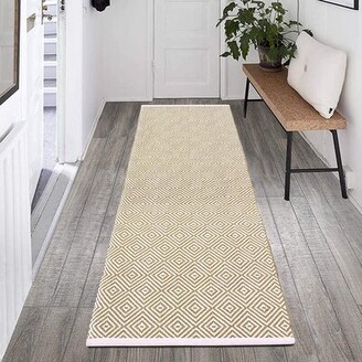 Color : A, Size : 45180 LSZ Japanese-Style Wind Cotton and Linen Strips mat Door mats Kitchen Door mats Bathroom Sofa Table Rug Bedroom Bedside mats Area Rugs 