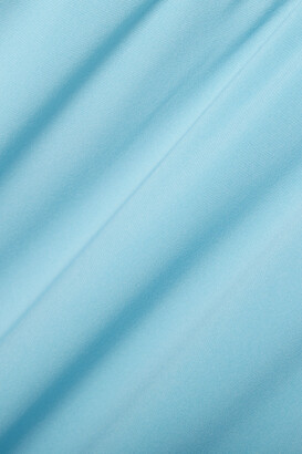 Norma Kamali Obie Stretch-jersey Maxi Dress - Light blue