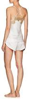 Thumbnail for your product : GILDA & PEARL Women's Gina Lace-Trimmed Silk Shorts - Wht, Gld