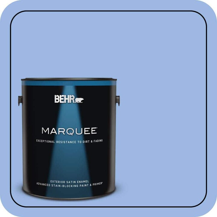 BEHR MARQUEE 1 gal. #P530-3 Honest Satin Enamel Exterior Paint & Primer
