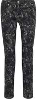 Thumbnail for your product : Versace Versus Printed Low-rise Slim-leg Jeans