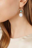 Thumbnail for your product : Melissa Joy Manning 14-karat Gold, Turquoise And Pearl Earrings - one size