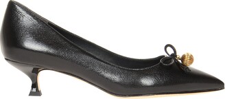 Tory Burch Capri Kitten Heel Pumps - ShopStyle