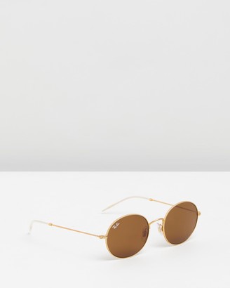 Ray-Ban Brown Retro - Beat RB3594 - Size One Size at The Iconic