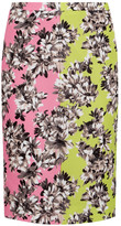 Thumbnail for your product : J.Crew Collection Mirror floral-print piqué pencil skirt