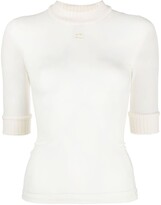 Thumbnail for your product : Courreges Logo Print Jumper