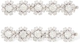 Thumbnail for your product : Alessandra Rich Set Of 2 Crystal Hair Clips