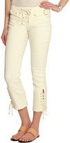 Thumbnail for your product : Isabel Marant Nubia stretch linen and cotton-blend skinny pants