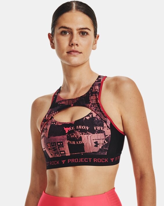 Under Armour Women's Armour® Mid Keyhole Graphic Sports Bra - ShopStyle