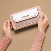 Thumbnail for your product : River Island Womens Cream colour block zip around purse