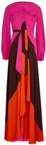 Thumbnail for your product : Roland Mouret Amal Belted Silk-georgette Gown