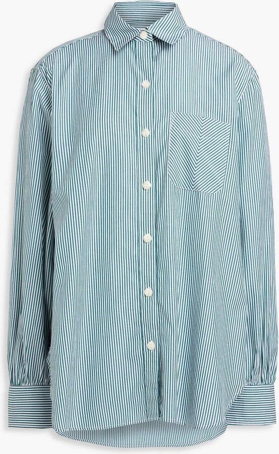 Rag & Bone Maxine striped cotton-poplin shirt