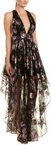 Thumbnail for your product : Milly Angie Silk-Blend Gown