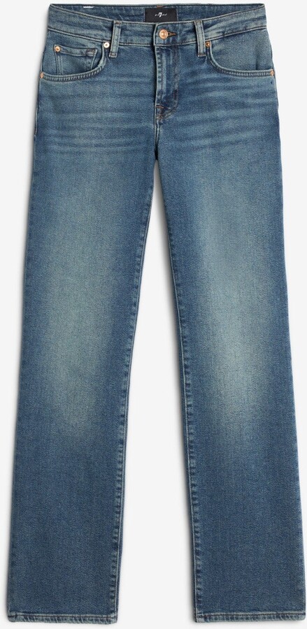 7 For All Mankind Luxe Vintage Calie Straight In Sea Level