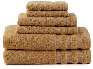 Martex Egyptian Cotton With Dryfast 6 Piece Cobblestone Towel Set