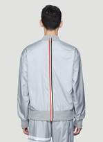 Thumbnail for your product : Thom Browne Lightweight Bomber Jacket in Grey