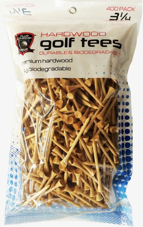 Club Champ Sports Precision Golf Tees 3-1/4" 400-Pack