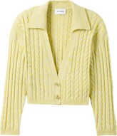Thumbnail for your product : St. John cable knit V-neck cardigan