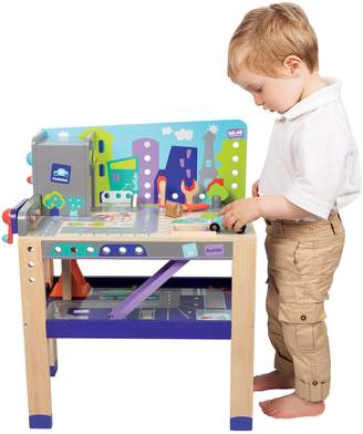 Boikido Wooden 2-in-1 Workbench Build & Drive Activity Center