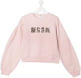 Thumbnail for your product : Msgm Kids Logo Print Sweatshirt