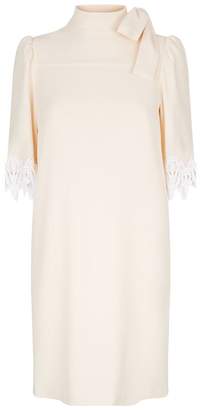 See by Chloe Guipure Lace Trim Shift Dress