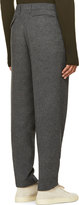 Thumbnail for your product : Kolor Grey Wool Flannel Trousers