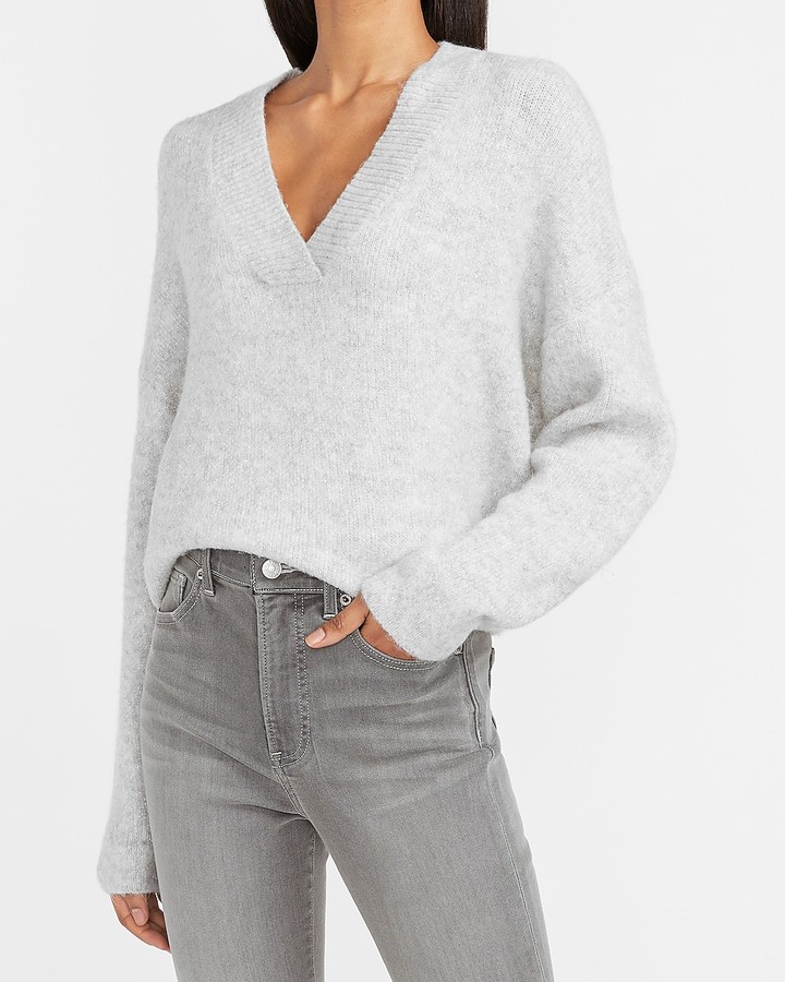 express metallic sweater