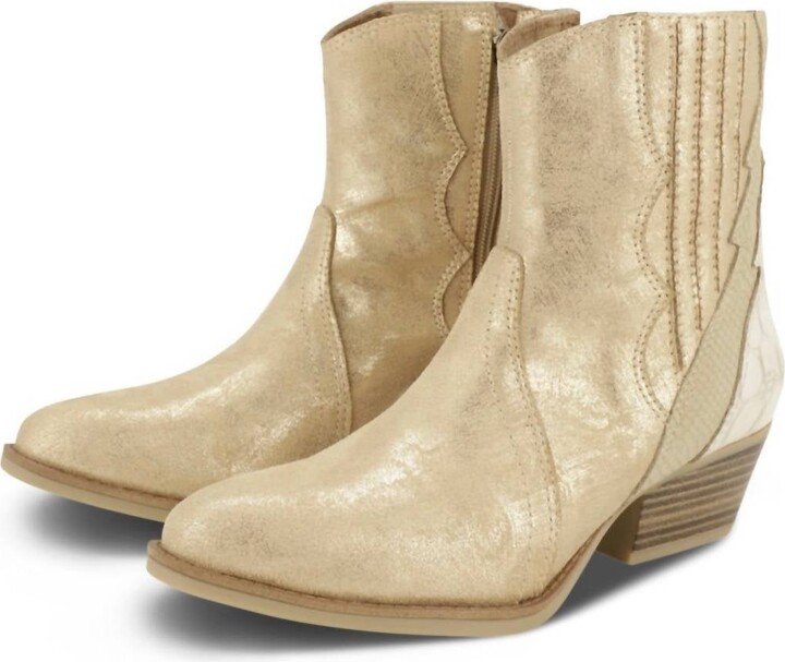 Blowfish Women's Spangle Western Boot In Beige
