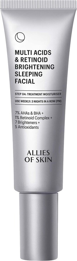 ALLIES OF SKIN Multi Acids & Retinoid Brightening Sleeping Facial 48ml