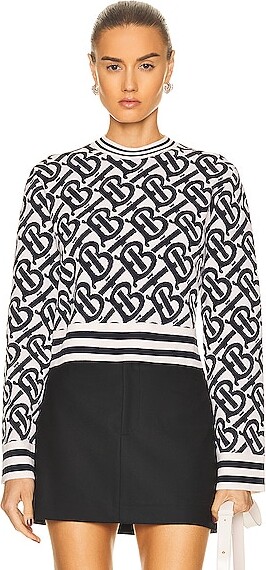 Burberry White Women's Sweaters | ShopStyle