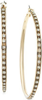 Thumbnail for your product : GUESS Gold-Tone Crystal Hoop Earrings