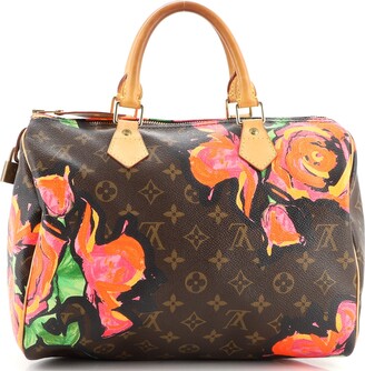 Louis Vuitton Limited Edition Monogram Canvas Roses Speedy 30 Bag &, Lot  #58336